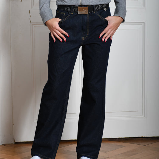 Dunkelblaue Jeans