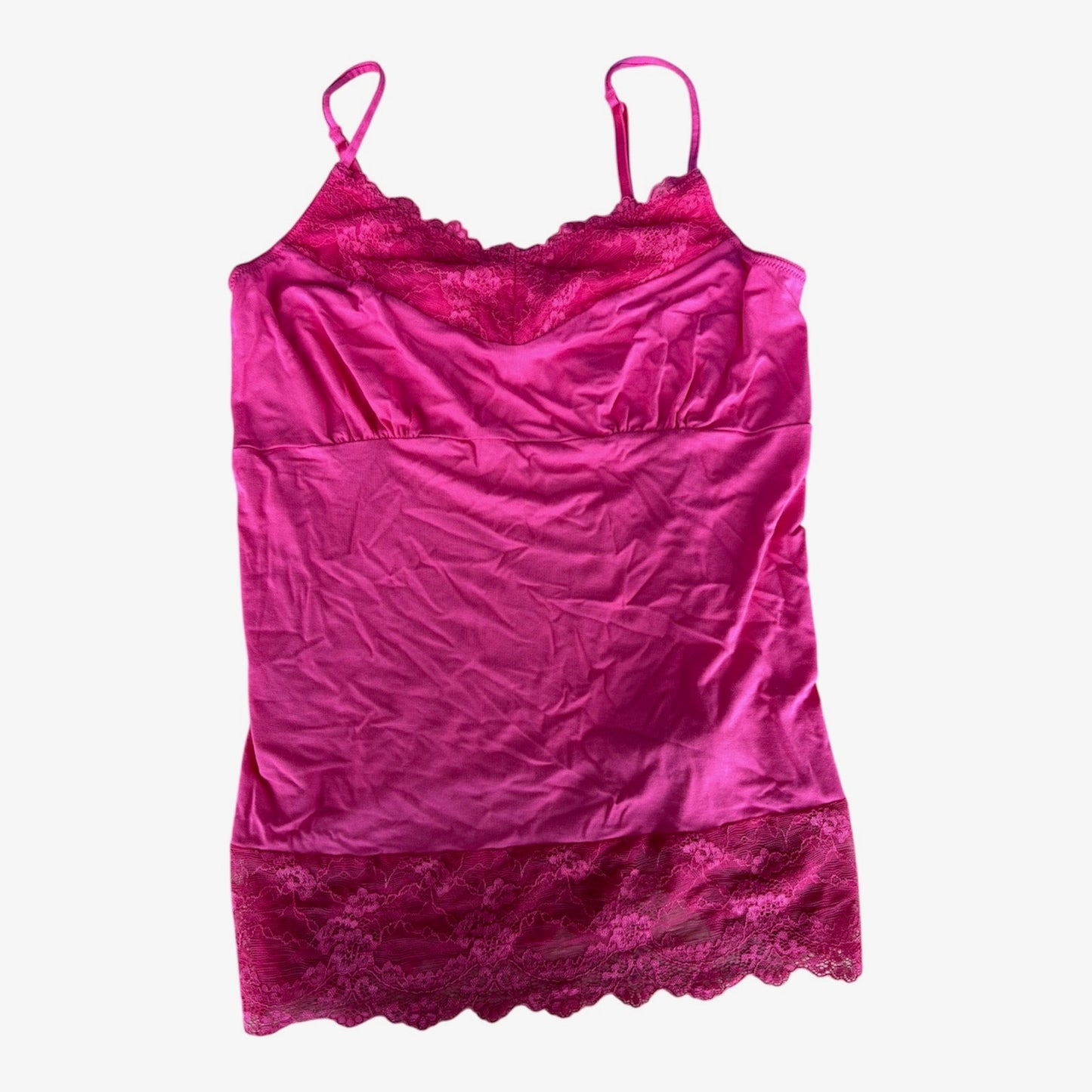 Pinkes Spitzen Top